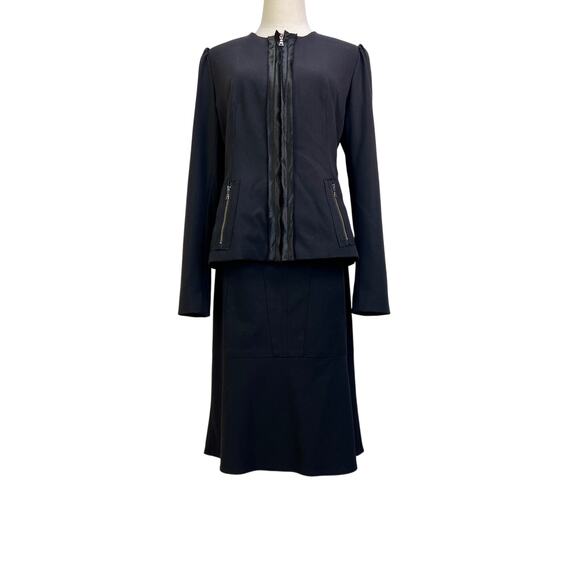 Tahari Blazer & Skirt Set Black - Picture 1 of 11